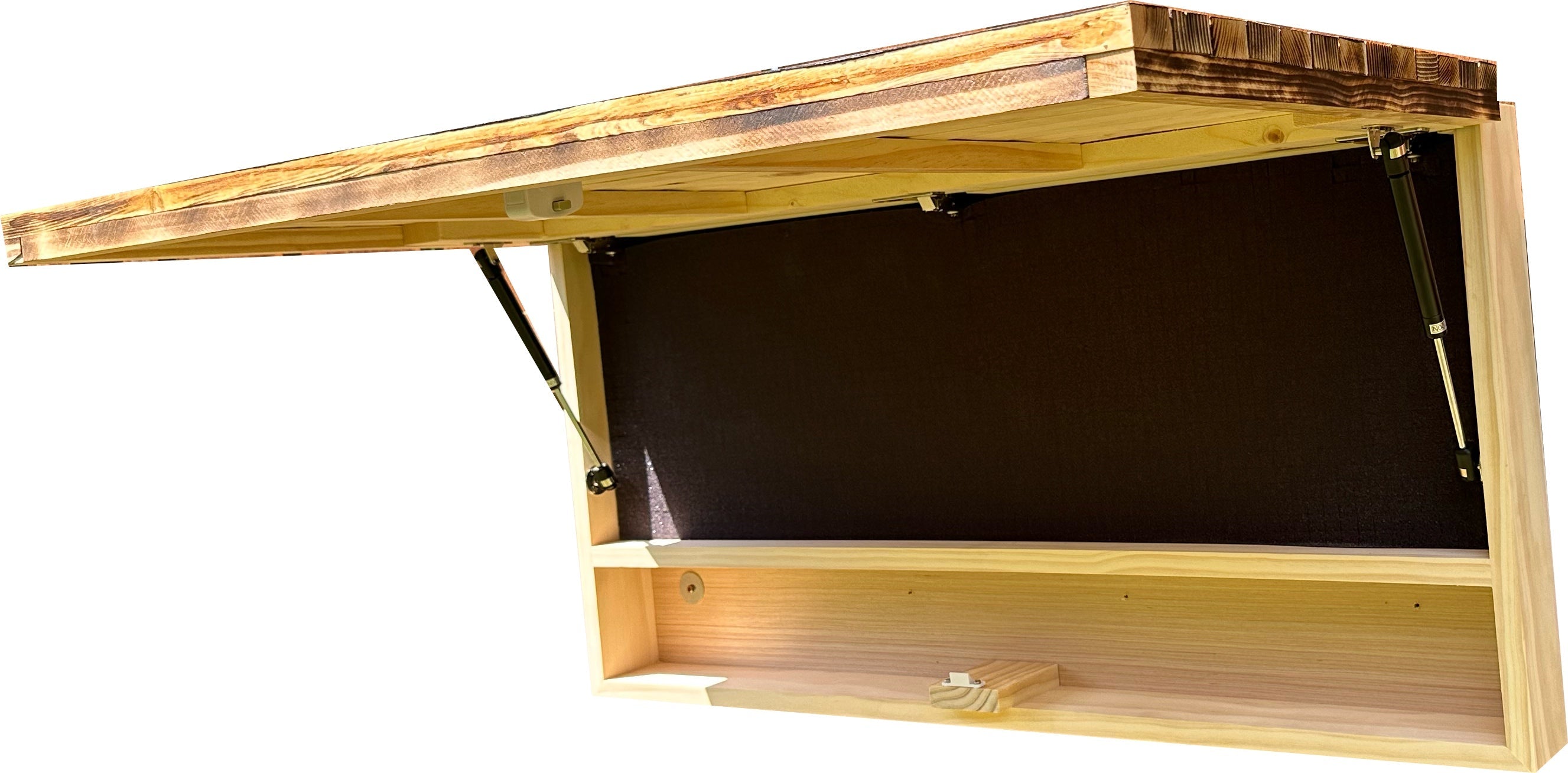 Large Blue Line American Flag Hidden Gun Storage Cabinet (Blue Line)-Bluelinescg Safety and Security Products and Services