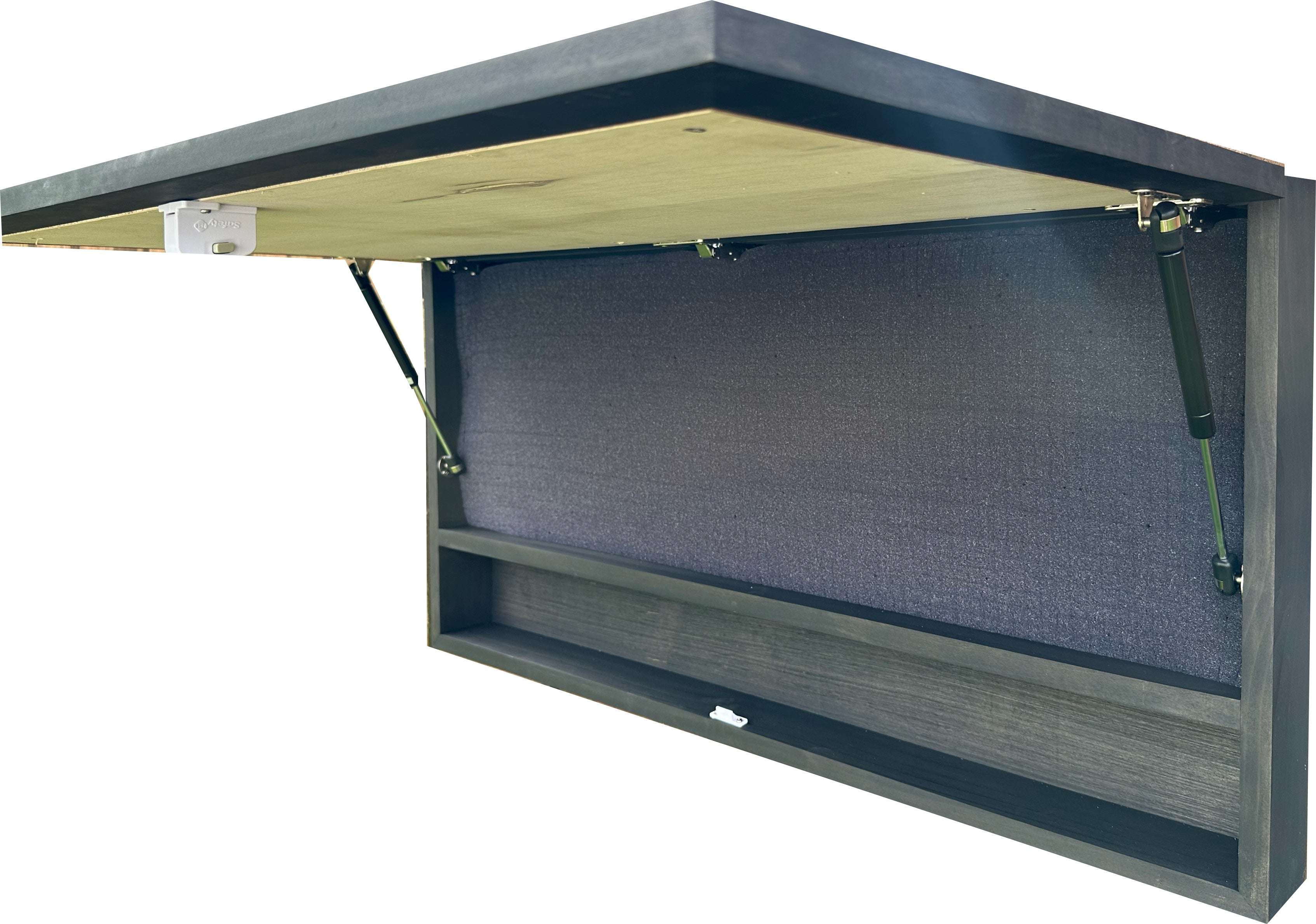 Large Hidden Gun Storage Cabinet Horse Scene Wall Decor - Two Horses Together-Bluelinescg Safety and Security Products and Services