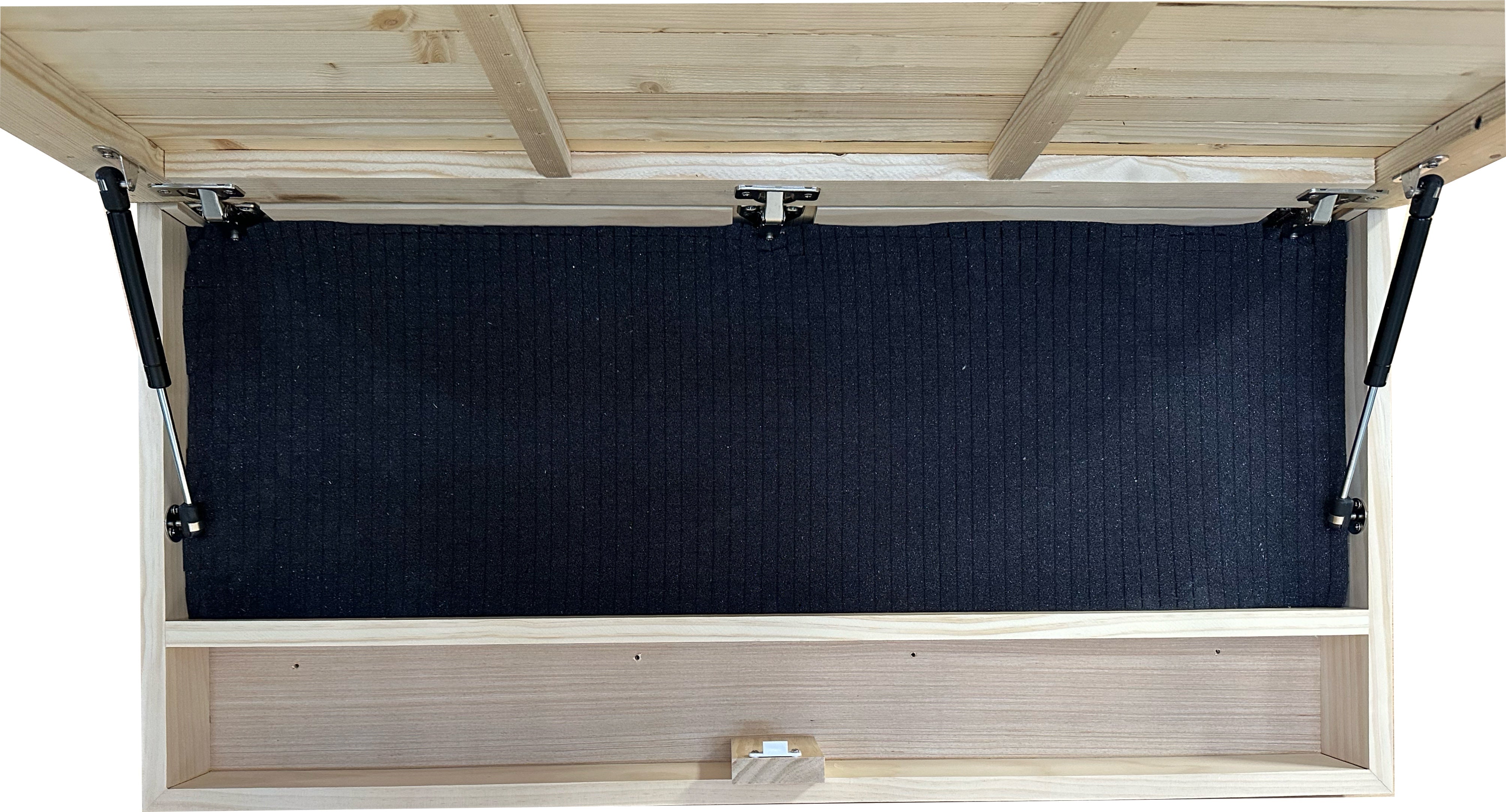 Large American Flag Hidden Gun Storage Cabinet (Red and Blue)-Bluelinescg Safety and Security Products and Services