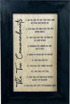 Concealed Gun Storage Cabinet with The Ten Commandments-Bluelinescg Safety and Security Products and Services