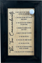 Concealed Gun Storage Cabinet with The Ten Commandments-Bluelinescg Safety and Security Products and Services