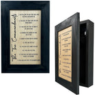 Concealed Gun Storage Cabinet with The Ten Commandments-Bluelinescg Safety and Security Products and Services