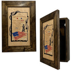 2nd Amendment Gun Safe - Wall Mounted Decorative Secure Gun Cabinet-Bluelinescg Safety and Security Products and Services