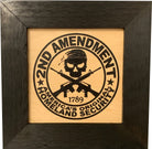 Second Amendment Hidden Gun Safe, 2nd Amendment Skull Concealment Shelf-Bluelinescg Safety and Security Products and Services