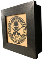 Second Amendment Hidden Gun Safe, 2nd Amendment Skull Concealment Shelf-Bluelinescg Safety and Security Products and Services