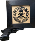 Second Amendment Hidden Gun Safe, 2nd Amendment Skull Concealment Shelf-Bluelinescg Safety and Security Products and Services