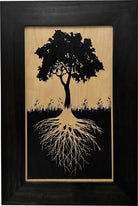 Hidden Gun Storage Tree Roots Silhouette Concealment Shelf-Bluelinescg Safety and Security Products and Services