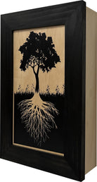 Hidden Gun Storage Tree Roots Silhouette Concealment Shelf-Bluelinescg Safety and Security Products and Services