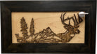 Decorative Secure Gun Cabinet with Deer Scene - Wall-Mounted Gun Safe To Securely Store Your Personal Protection-Bluelinescg Safety and Security Products and Services