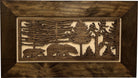 Wood Gun Cabinet Bears In The Woods Wall Decoration - Hidden Gun Safe To Securely Store Your Gun In Plain Sigh-Bluelinescg Safety and Security Products and Services