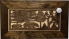 Wood Gun Cabinet Bears In The Woods Wall Decoration - Hidden Gun Safe To Securely Store Your Gun In Plain Sigh-Bluelinescg Safety and Security Products and Services