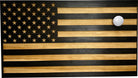 Carved American Flag Decorative Wall-Mounted Secure Gun Cabinet-Bluelinescg Safety and Security Products and Services