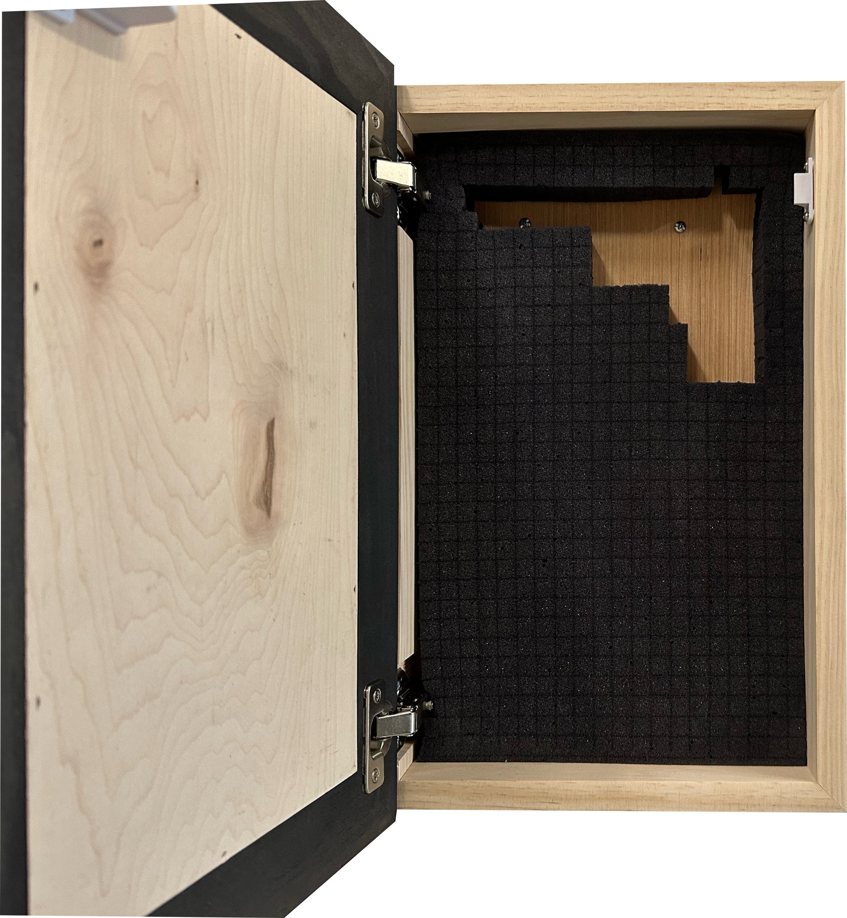 Hidden Gun Safe Black Horse Wall Art Decoration - Secure Gun Cabinet by Bellewood Designs-Bluelinescg Safety and Security Products and Services