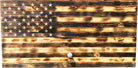 Large Burnt American Flag Hidden Gun Storage Cabinet (Burnt)-Bluelinescg Safety and Security Products and Services
