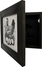 Hidden Gun Safe Recessed In Wall Farmhouse Chicken And Eggs Decoration - Recess In The Wall or Mount On The Wall Gun Safe by Bellewood Designs-Bluelinescg Safety and Security Products and Services