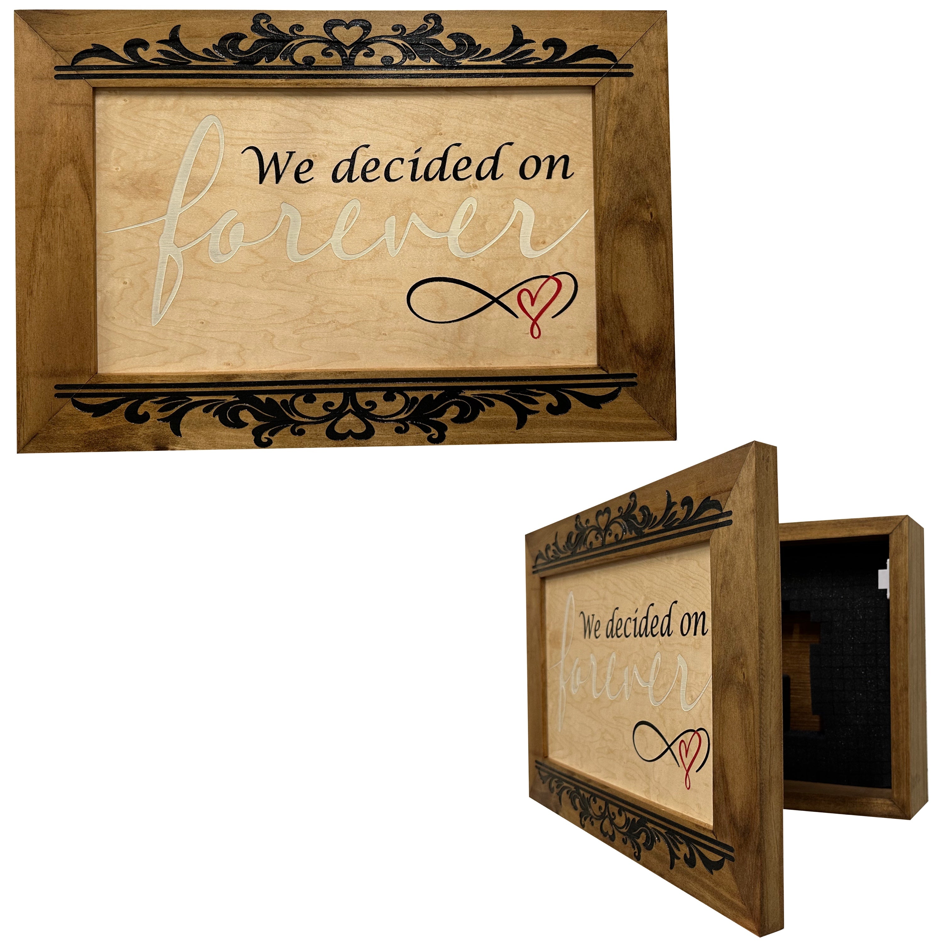 We Decided On Forever Decorative Wall-Mounted Secure Gun Cabinet-Bluelinescg Safety and Security Products and Services