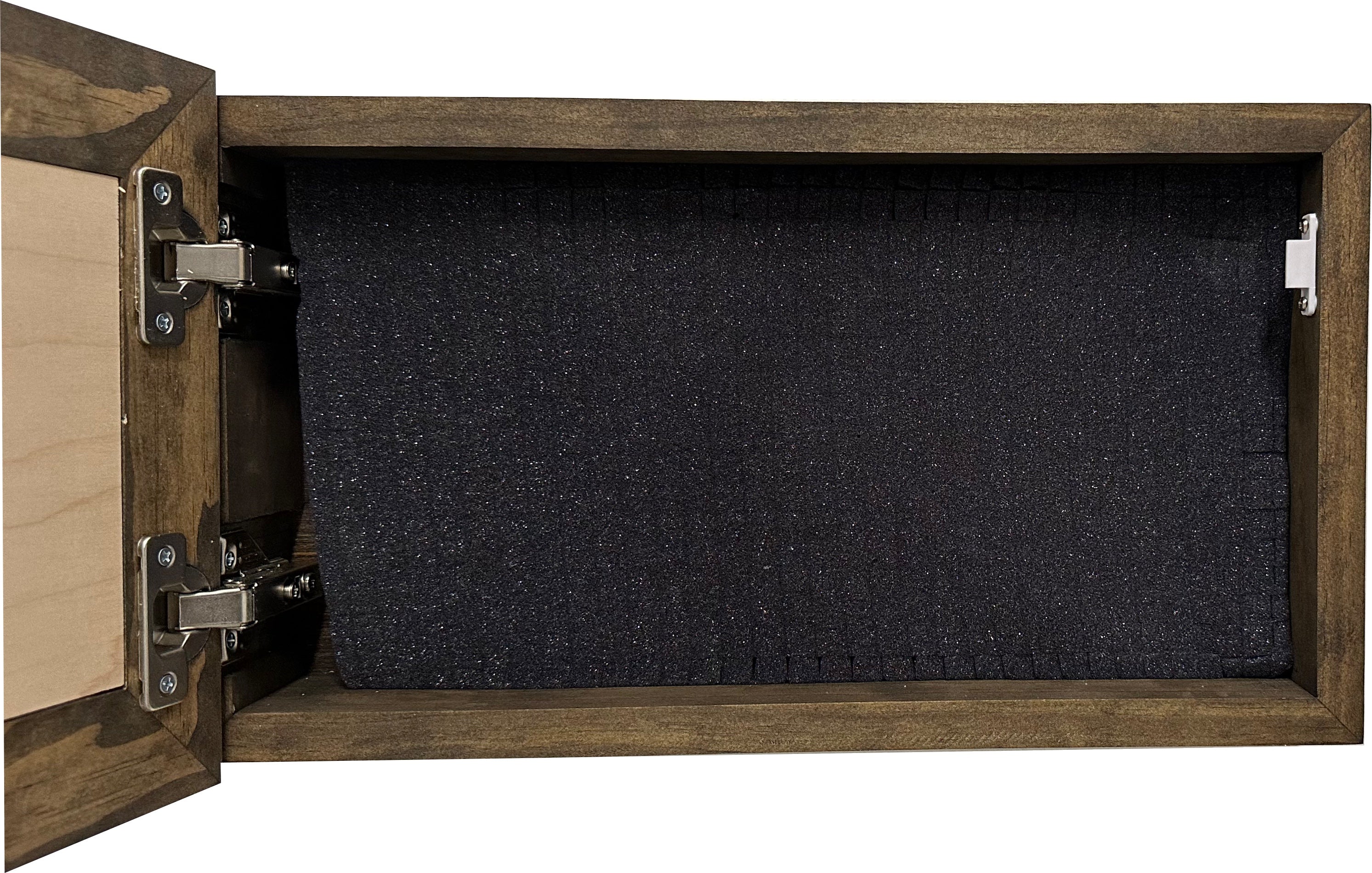 Decorative Deer Scene Wall-Mounted Secure Gun Cabinet - Gun Safe To Securely Store Your Gun & Home Self Defense Gear-Bluelinescg Safety and Security Products and Services