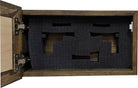 Decorative Deer Scene Wall-Mounted Secure Gun Cabinet - Gun Safe To Securely Store Your Gun & Home Self Defense Gear-Bluelinescg Safety and Security Products and Services
