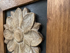 Hidden Gun Cabinet Wall Decor Distressed Flower (Black)-Bluelinescg Safety and Security Products and Services