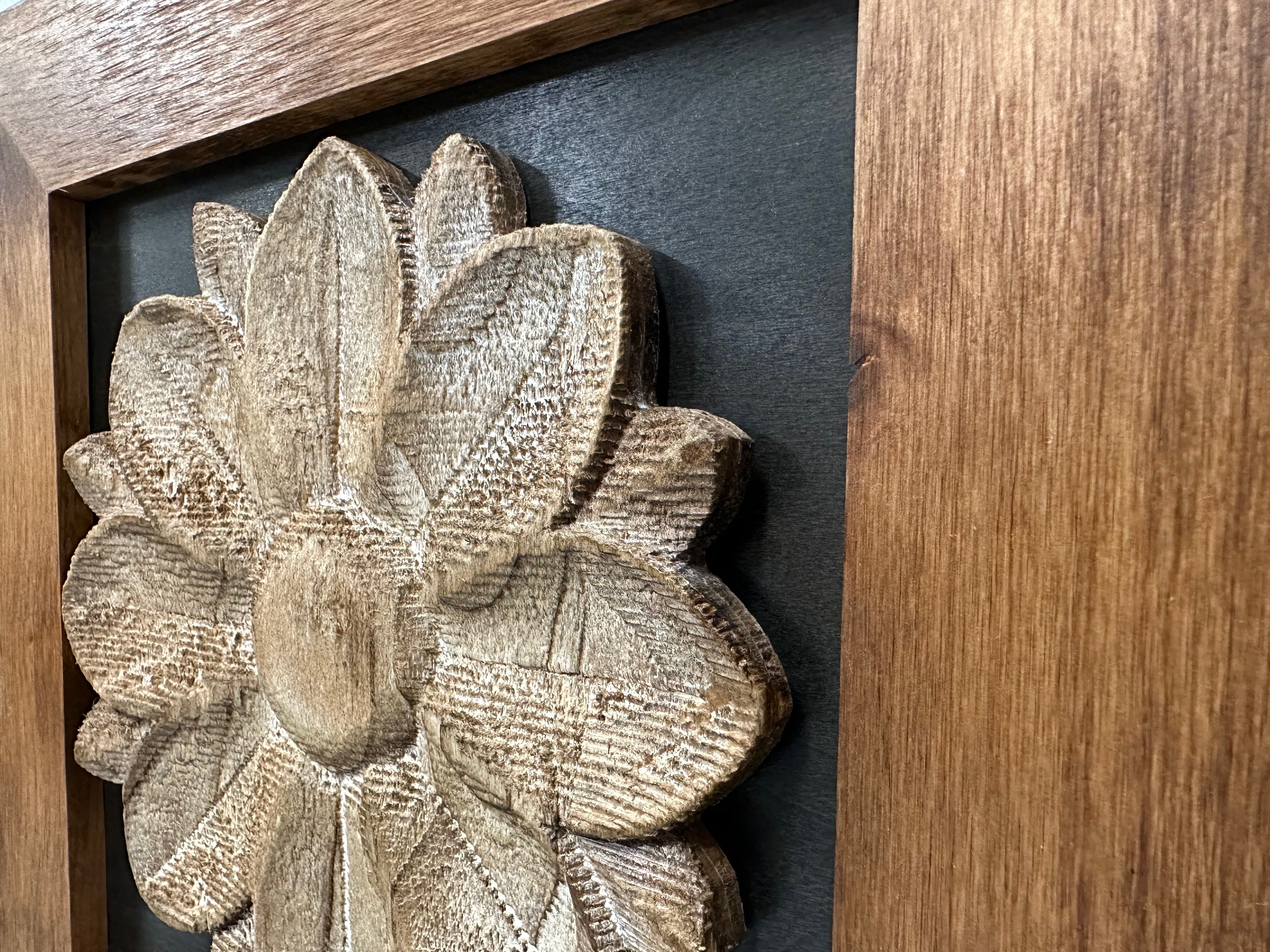 Hidden Gun Cabinet Wall Decor Distressed Flower (Black)-Bluelinescg Safety and Security Products and Services
