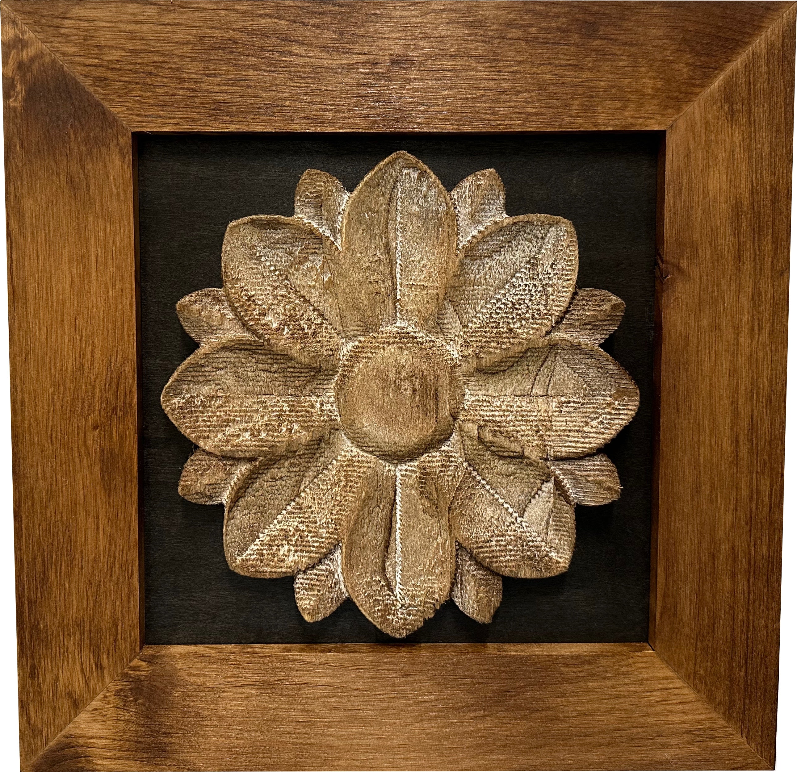 Hidden Gun Cabinet Wall Decor Distressed Flower (Black)-Bluelinescg Safety and Security Products and Services