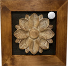 Hidden Gun Cabinet Wall Decor Distressed Flower (Black)-Bluelinescg Safety and Security Products and Services