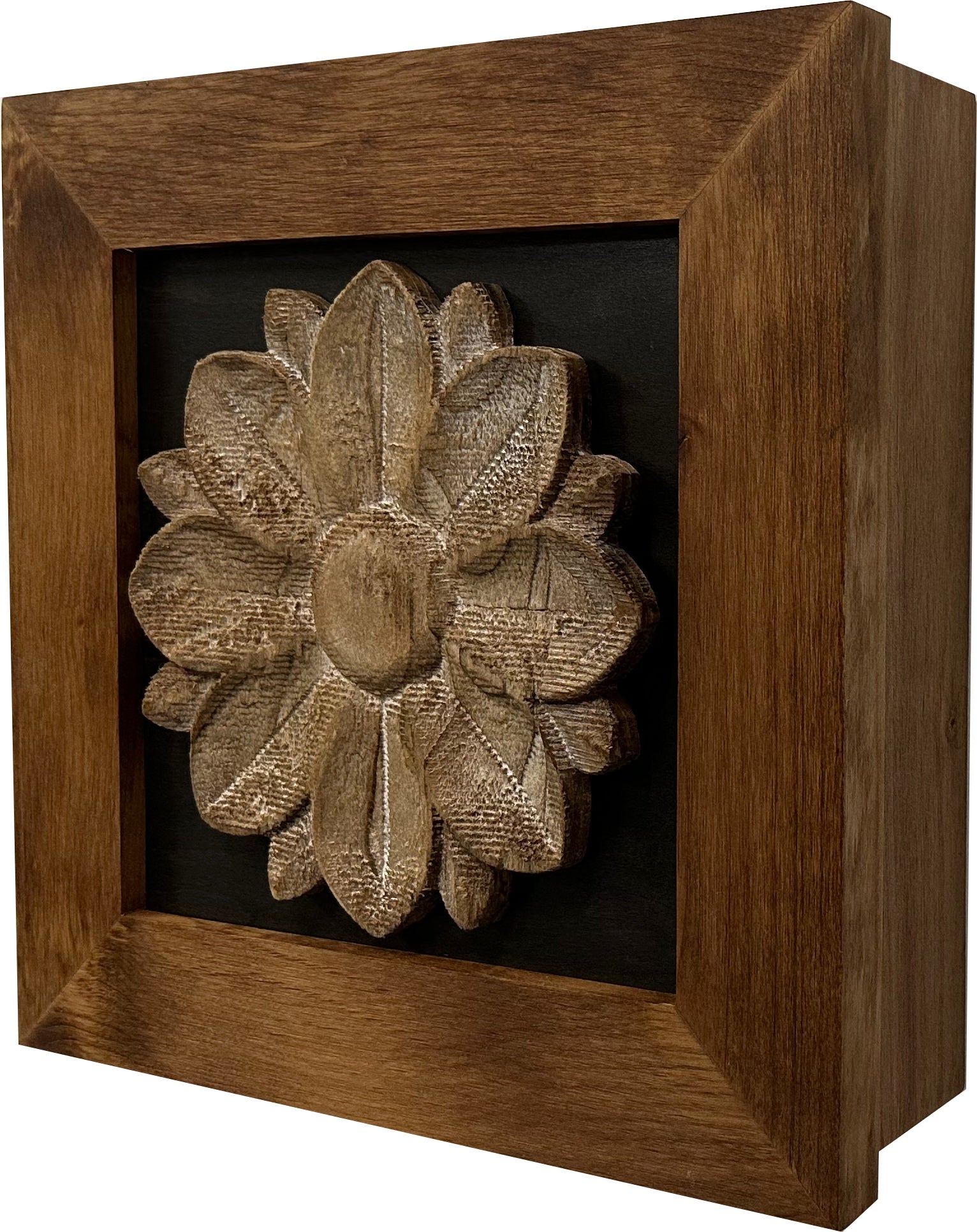 Hidden Gun Cabinet Wall Decor Distressed Flower (Black)-Bluelinescg Safety and Security Products and Services