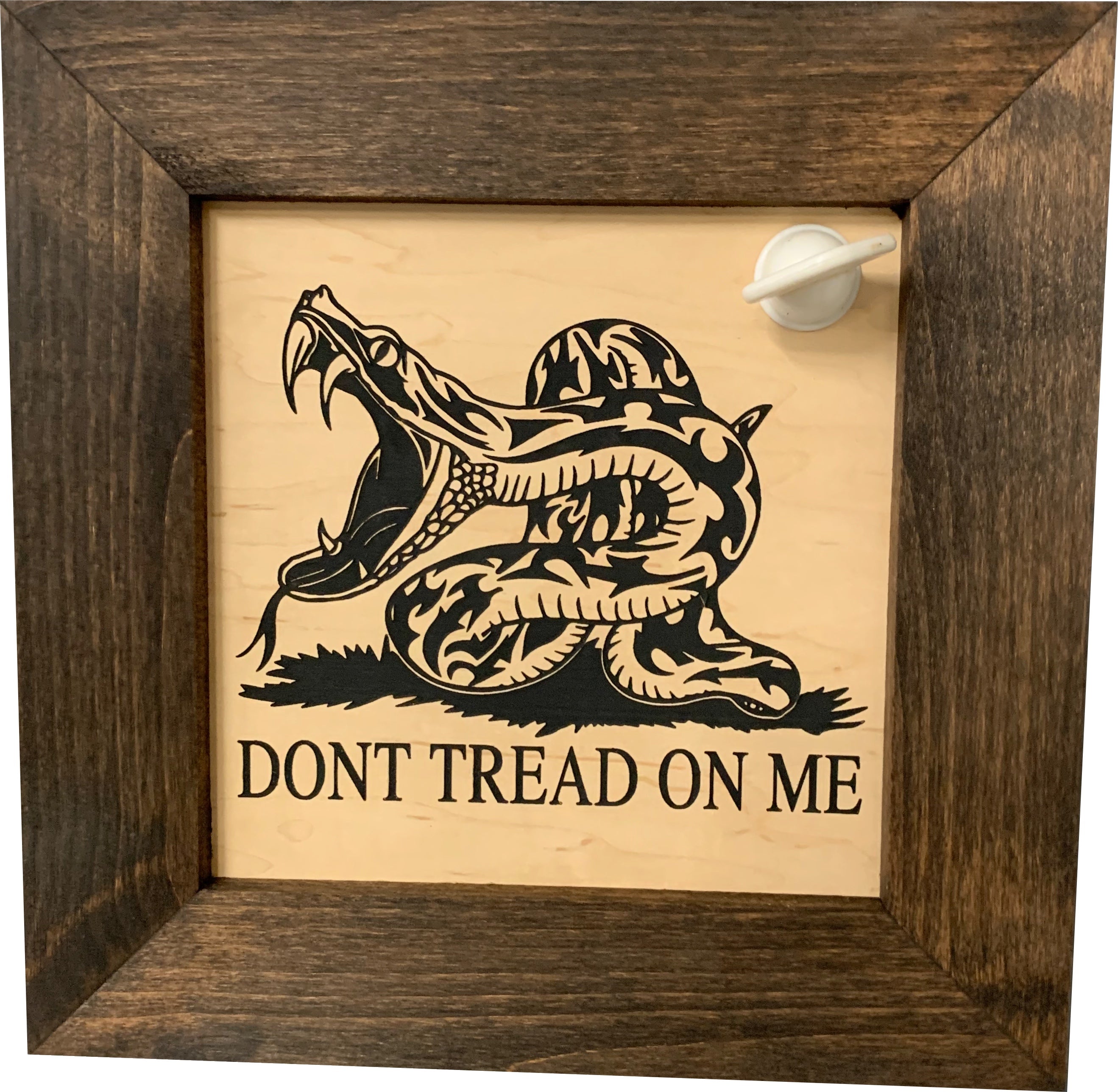 Second Amendment Hidden Gun Safe, 2nd Amendment DONT TREAD ON ME Concealment Shelf-Bluelinescg Safety and Security Products and Services