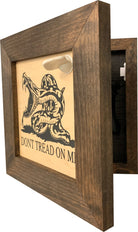 Second Amendment Hidden Gun Safe, 2nd Amendment DONT TREAD ON ME Concealment Shelf-Bluelinescg Safety and Security Products and Services