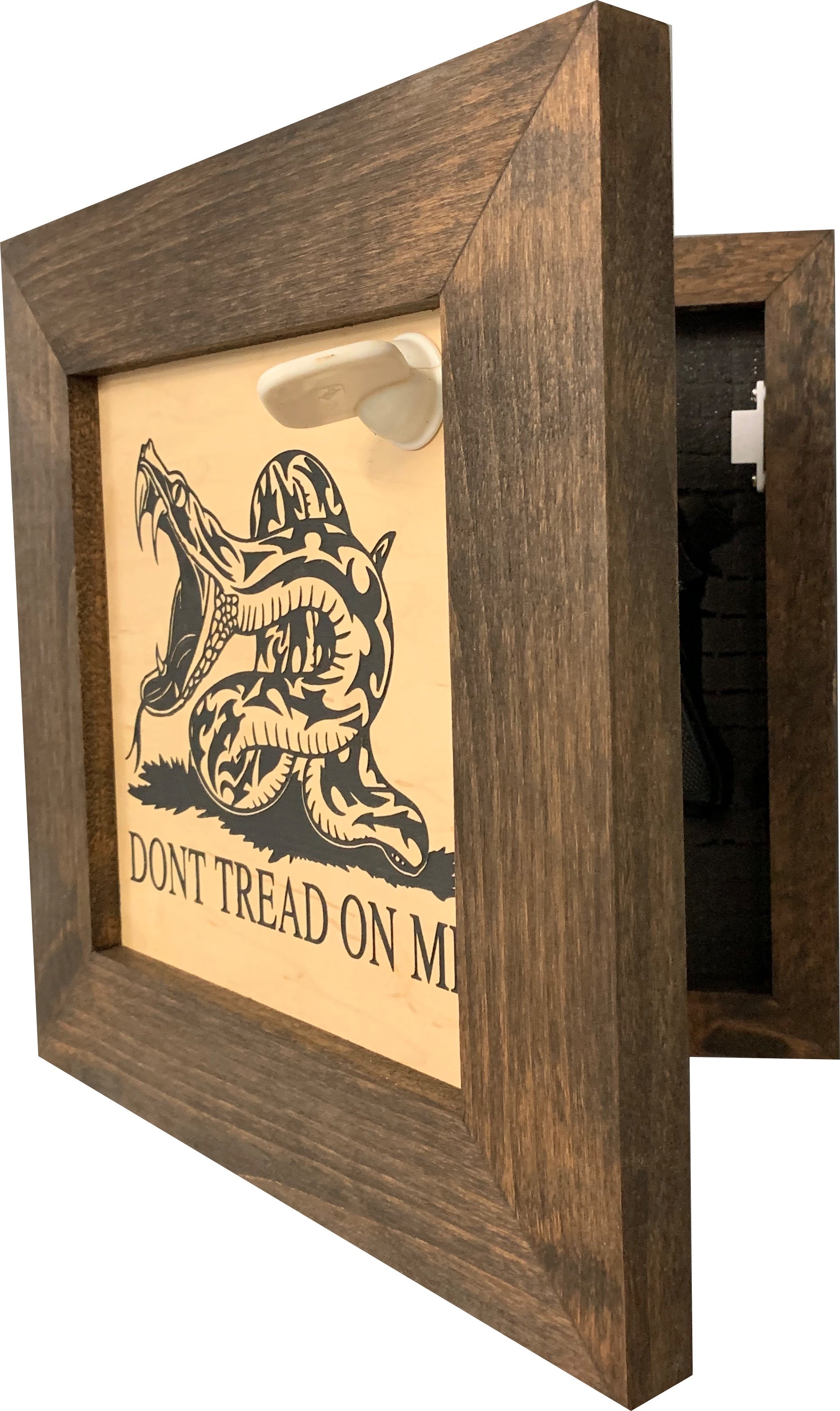 Second Amendment Hidden Gun Safe, 2nd Amendment DONT TREAD ON ME Concealment Shelf-Bluelinescg Safety and Security Products and Services