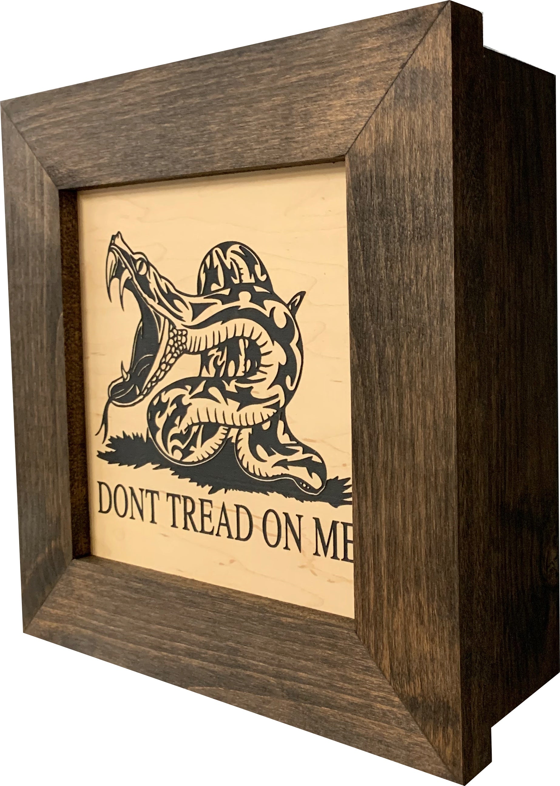 Second Amendment Hidden Gun Safe, 2nd Amendment DONT TREAD ON ME Concealment Shelf-Bluelinescg Safety and Security Products and Services