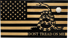 Dont Tread On Me Secure Decorative Wall-Mounted Gun Cabinet (Stripes)-Bluelinescg Safety and Security Products and Services