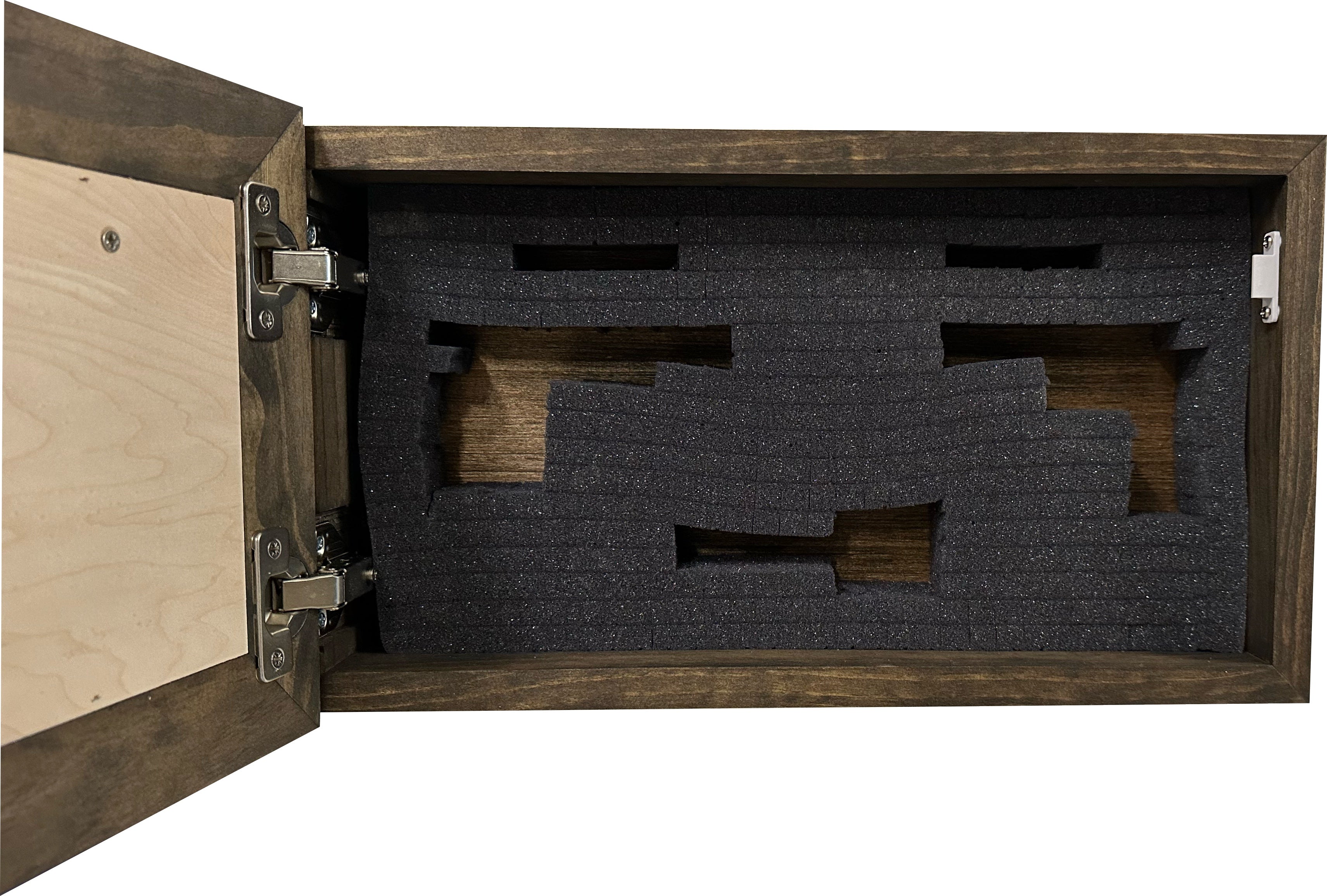 Wood Gun Cabinet Ducks On A Pond Wall Decoration - Hidden Gun Safe To Securely Store Your Gun In Plain Sight by Bellewood Designs-Bluelinescg Safety and Security Products and Services