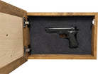 Decorative Secured Gun Storage Cabinet with Family Branches (Early American)-Bluelinescg Safety and Security Products and Services