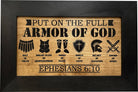 Hidden Gun Cabinet Put On The Full Armor Of God, Secure Concealed Ephesians 6:10 Gun Safe by Bellewood Designs-Bluelinescg Safety and Security Products and Services