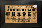 Hidden Gun Cabinet Put On The Full Armor Of God, Secure Concealed Ephesians 6:10 Gun Safe by Bellewood Designs-Bluelinescg Safety and Security Products and Services
