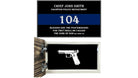 Thin Blue Line Custom Cabinet-Bluelinescg Safety and Security Products and Services