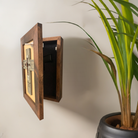 Blessed Beyond Measure Cross Decorative Wall-Mounted Secure Gun Cabinet-Bluelinescg Safety and Security Products and Services