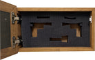 Decorative Gun Safe Heron in Cattails Wall-Mounted Gun Cabinet To Securely Store Your Gun In Plain Sight-Bluelinescg Safety and Security Products and Services