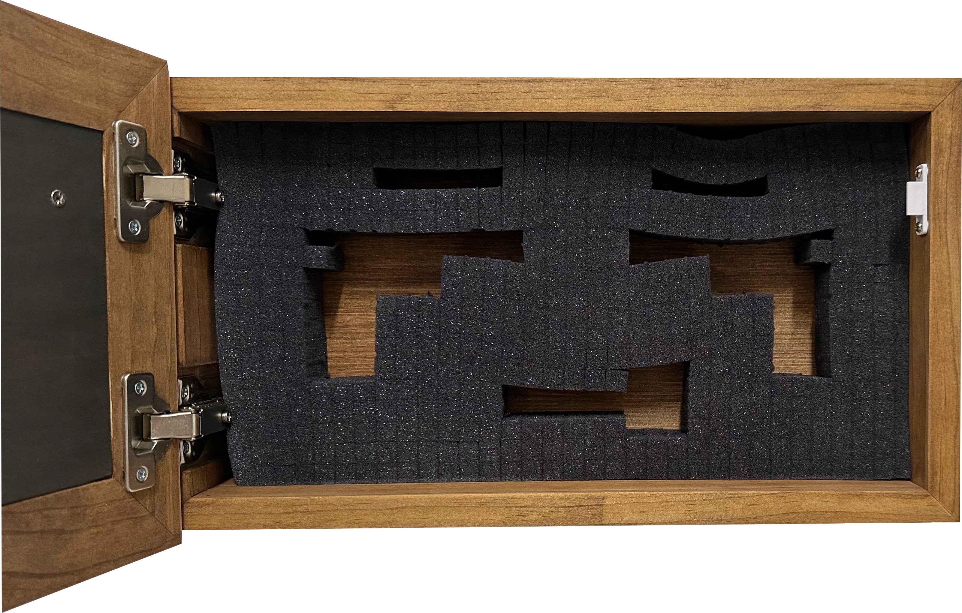 Decorative Gun Safe Heron in Cattails Wall-Mounted Gun Cabinet To Securely Store Your Gun In Plain Sight-Bluelinescg Safety and Security Products and Services