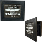 Judged by 12 Hidden Gun Cabinet - Recessed In Wall or Mount On The Wall-Bluelinescg Safety and Security Products and Services