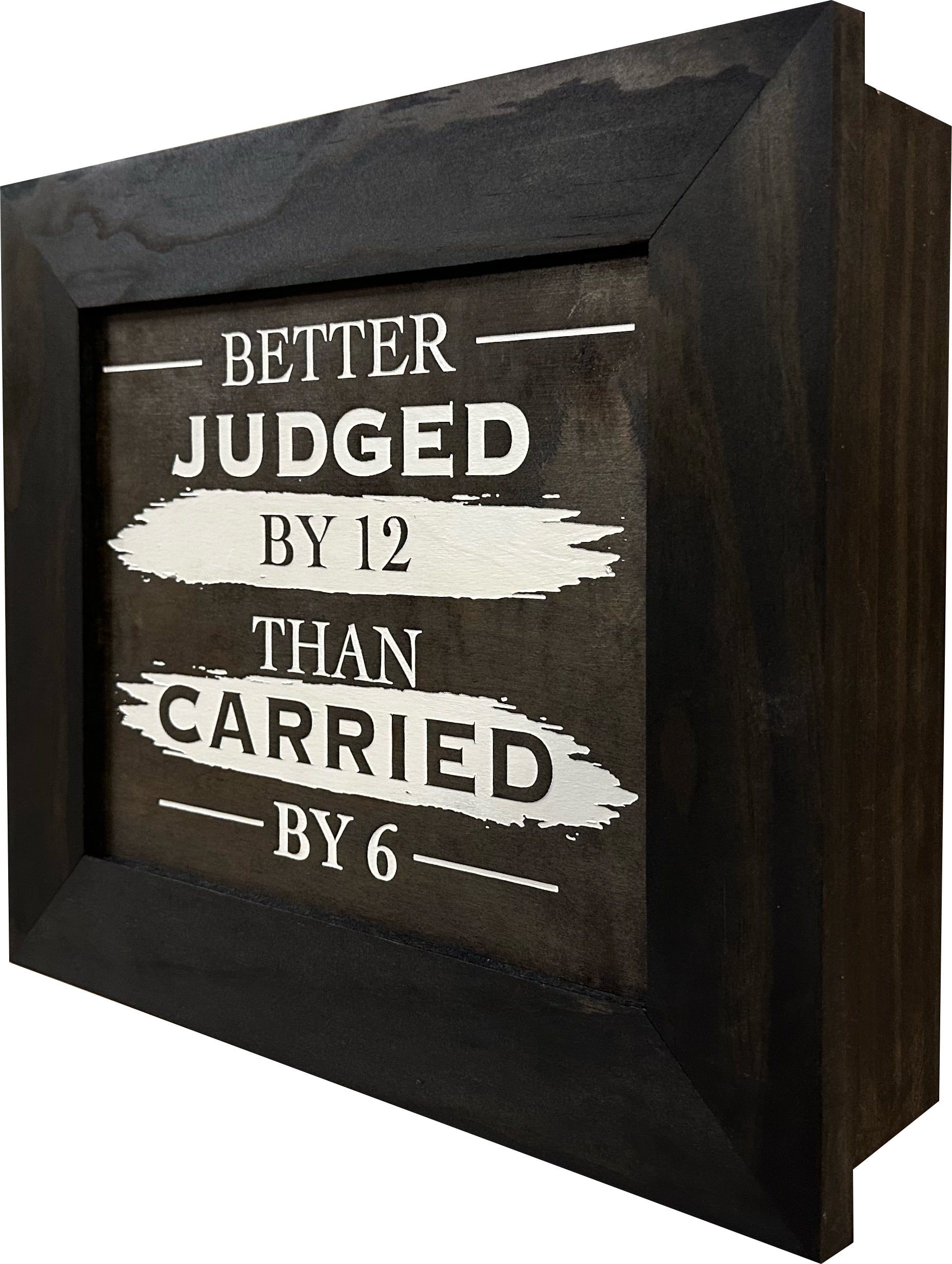 Judged by 12 Hidden Gun Cabinet - Recessed In Wall or Mount On The Wall-Bluelinescg Safety and Security Products and Services