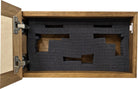 Hidden Gun Safe Just Flowers Wall Decoration - Wood Gun Cabinet To Securely Store Your Gun In Plain Sight by Bellewood Designs-Bluelinescg Safety and Security Products and Services