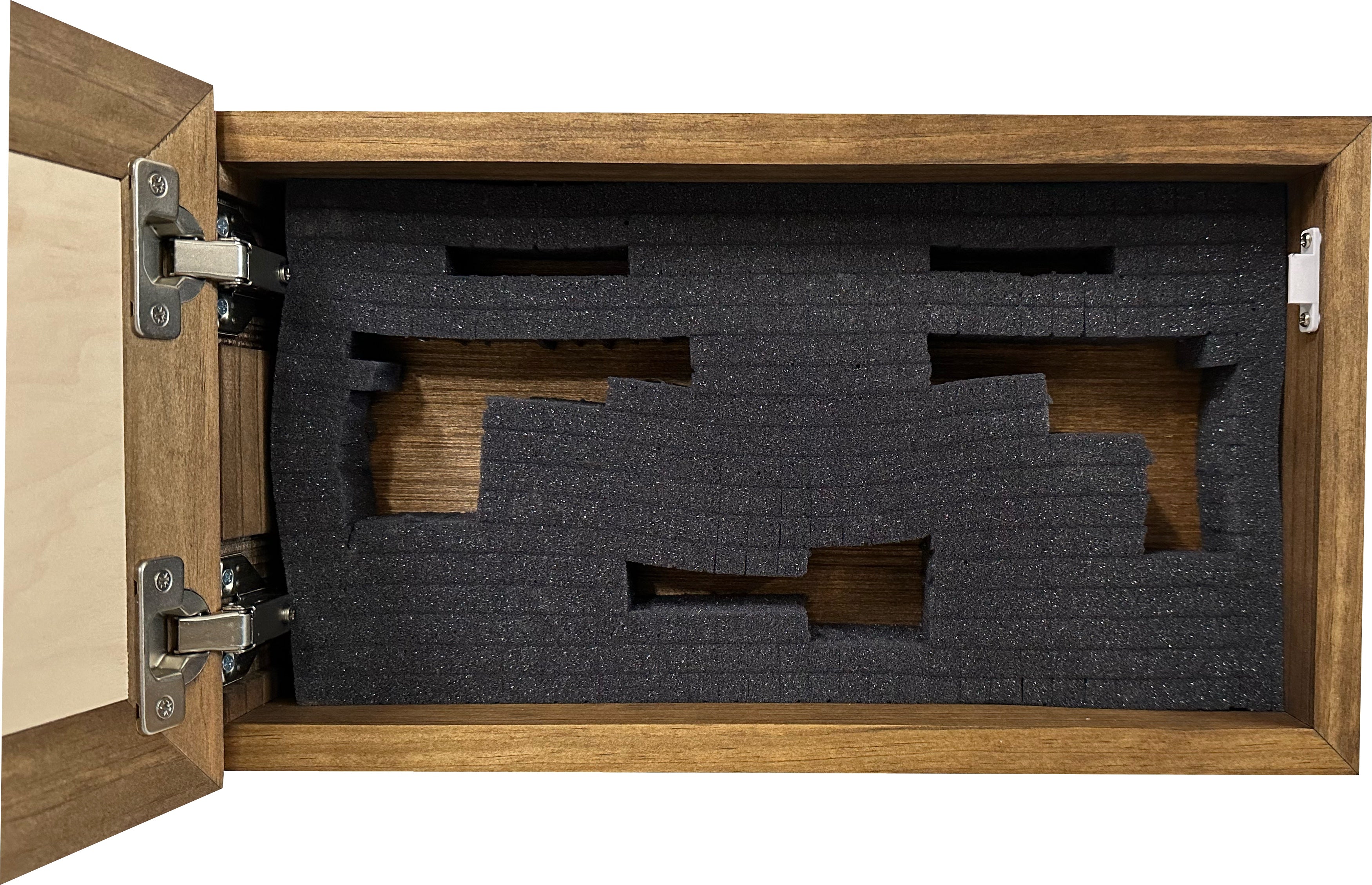 Hidden Gun Safe Just Flowers Wall Decoration - Wood Gun Cabinet To Securely Store Your Gun In Plain Sight by Bellewood Designs-Bluelinescg Safety and Security Products and Services