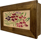 Hidden Gun Safe Just Flowers Wall Decoration - Wood Gun Cabinet To Securely Store Your Gun In Plain Sight by Bellewood Designs-Bluelinescg Safety and Security Products and Services
