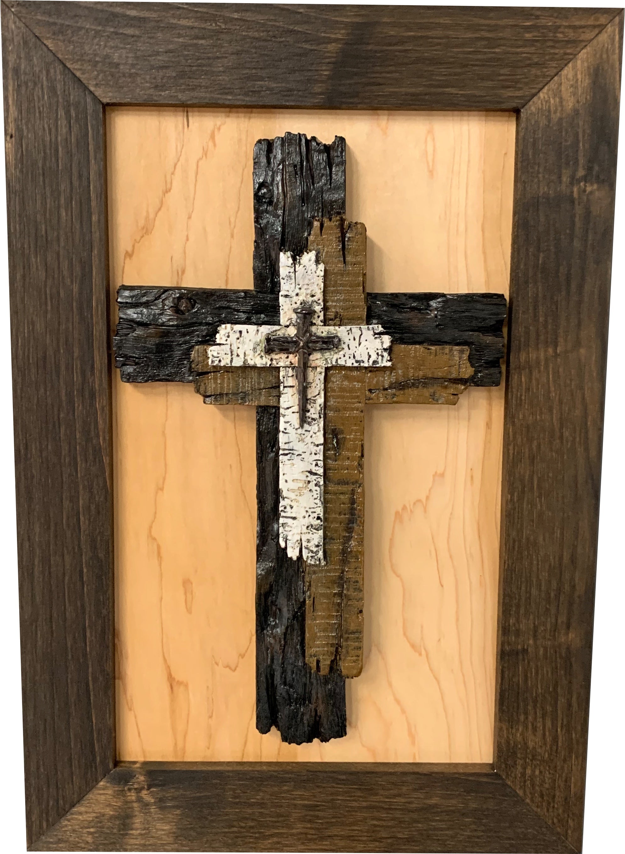 Three Layered Cross Decorative Wall-Mounted Secure Gun Cabinet-Bluelinescg Safety and Security Products and Services