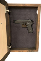 Three Layered Cross Decorative Wall-Mounted Secure Gun Cabinet-Bluelinescg Safety and Security Products and Services