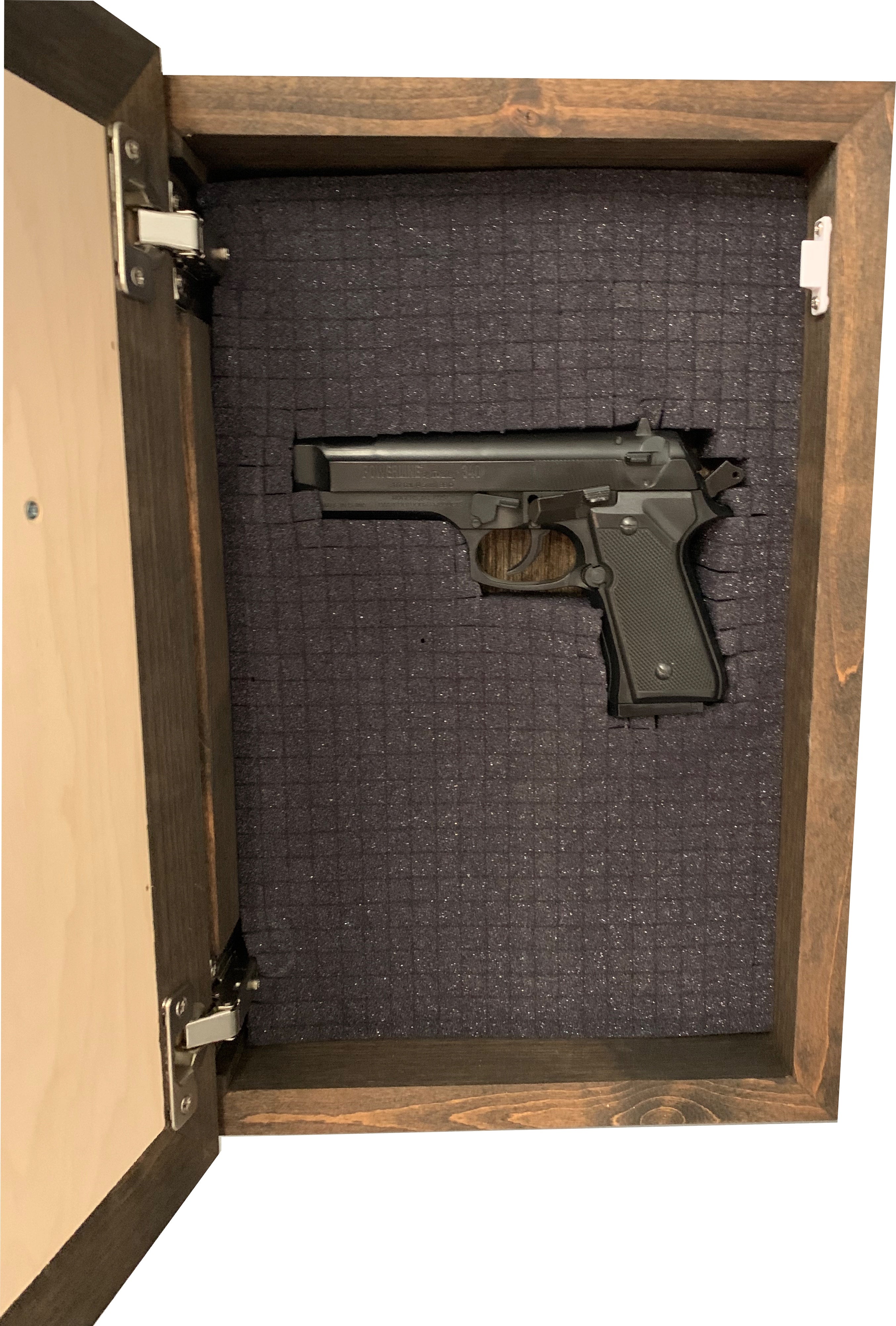 Three Layered Cross Decorative Wall-Mounted Secure Gun Cabinet-Bluelinescg Safety and Security Products and Services