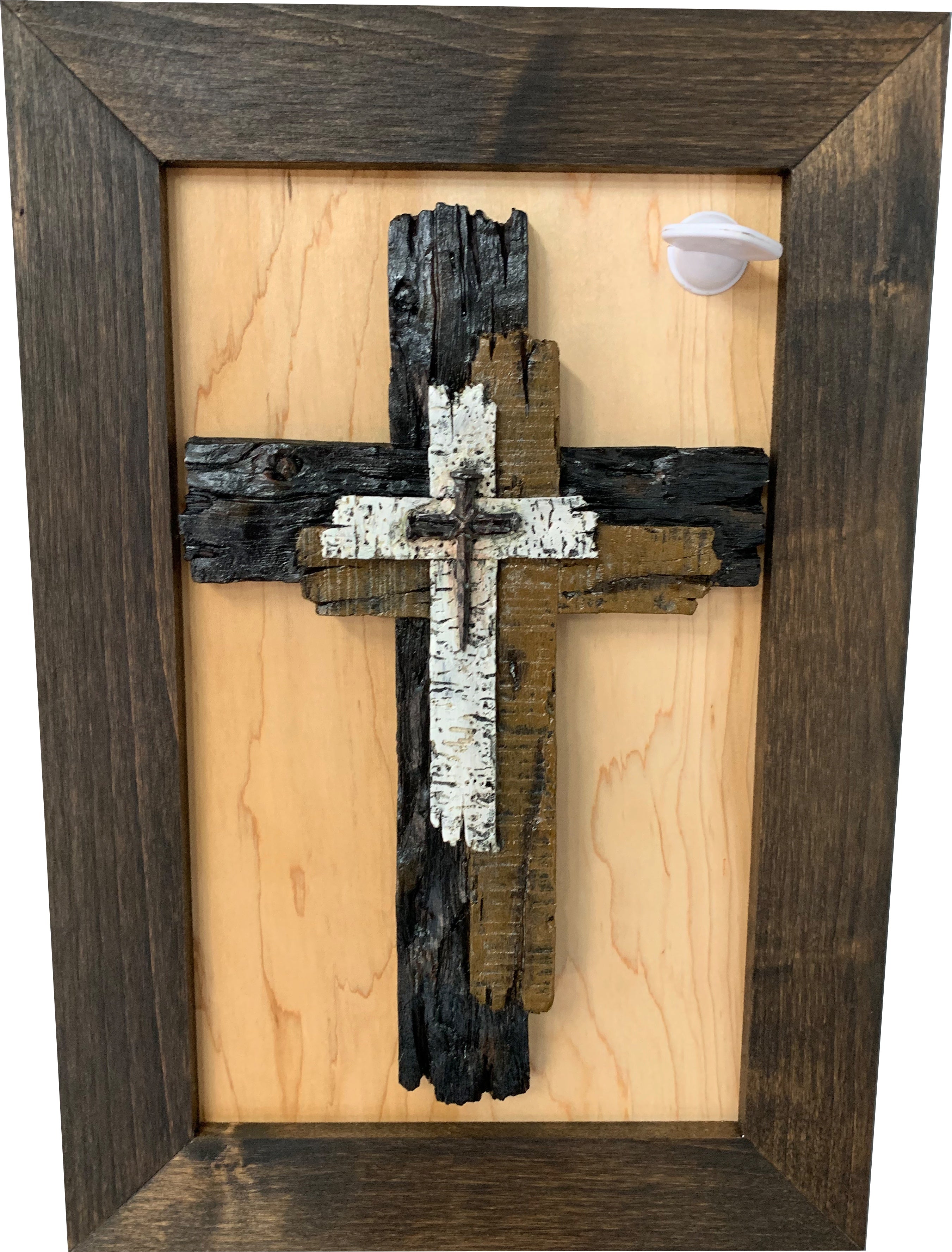 Three Layered Cross Decorative Wall-Mounted Secure Gun Cabinet-Bluelinescg Safety and Security Products and Services