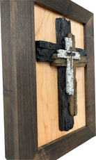 Three Layered Cross Decorative Wall-Mounted Secure Gun Cabinet-Bluelinescg Safety and Security Products and Services